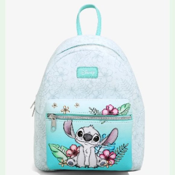 Loungefly Handbags - Loungefly Disney Lilo & Stitch Hibiscus Sketch Mini Backpack